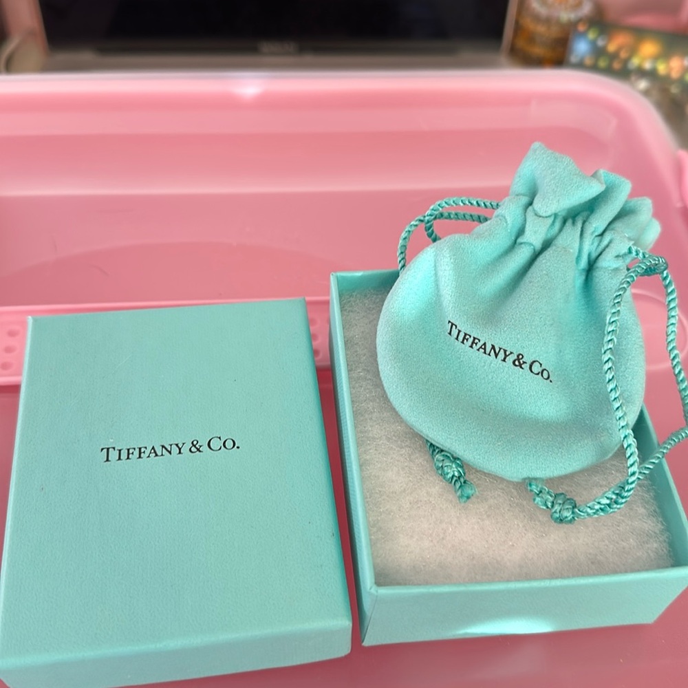 Tiffany & Co. box and jewelry bag